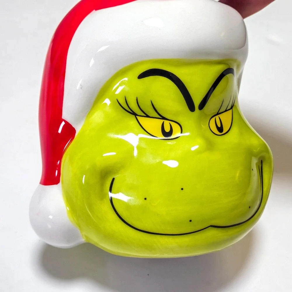 NEW Dr. Seuss The Grinch Christmas Lotion or Soap Dispenser Glossy Finish